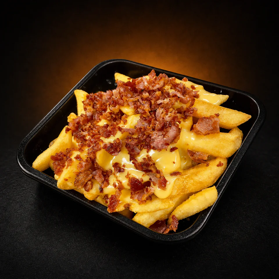 PAPAS BACON CHEESE de The Burger Lord