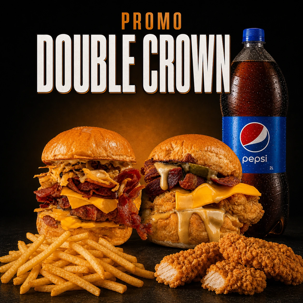 DOUBLE CROWN de The Burger Lord