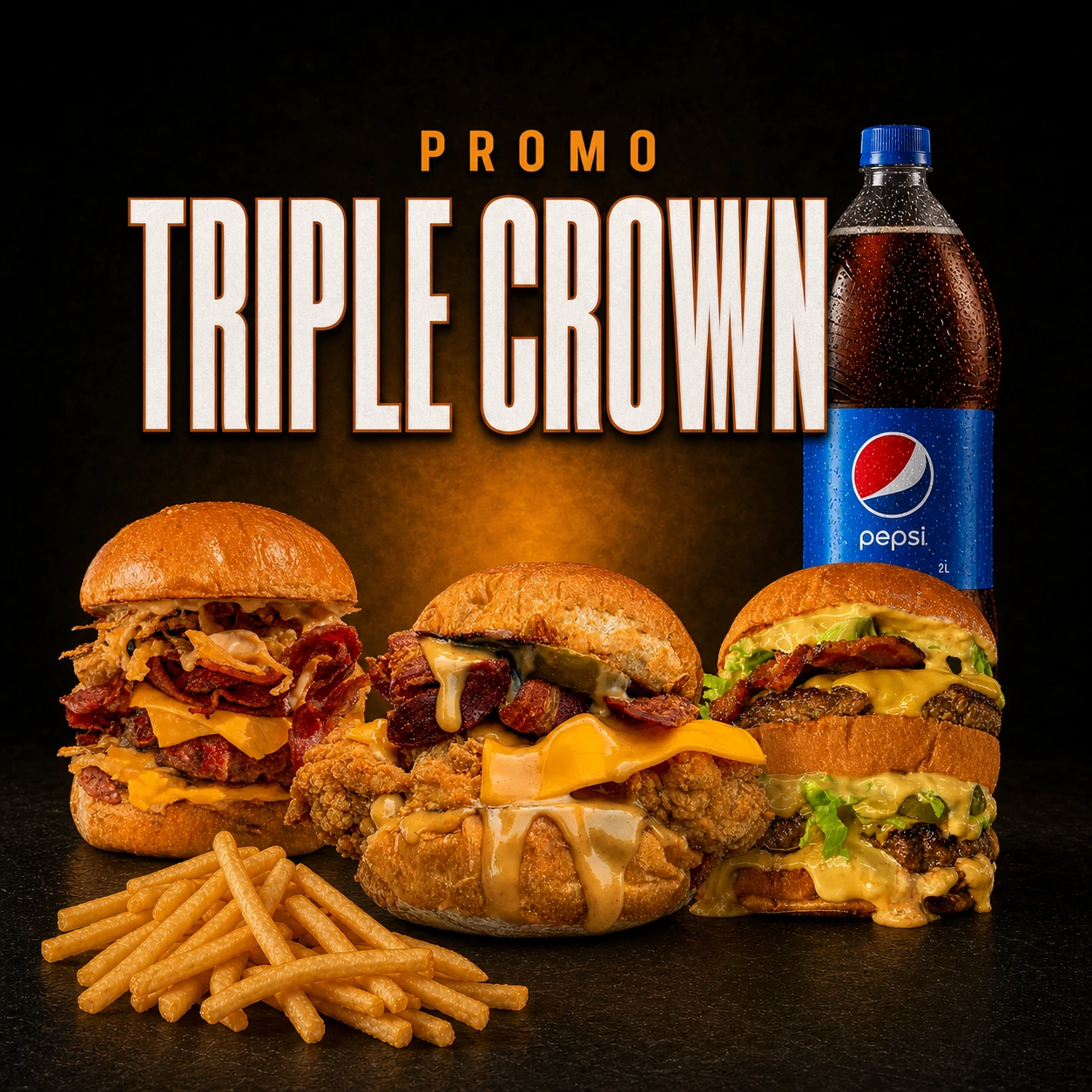TRIPLE CROWN de The Burger Lord